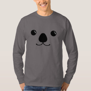 Camiseta Diseño animal lindo de la cara de la koala