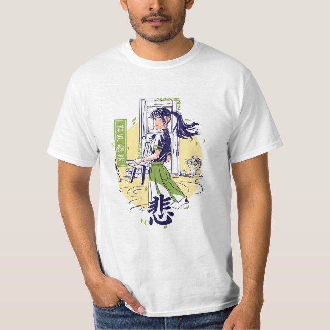 Camiseta Diseño anime para la generación joven (Anverso)