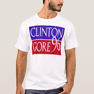 Camiseta Diseño apenado de Clinton Gore 96