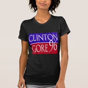Camiseta Diseño apenado de Clinton Gore 96