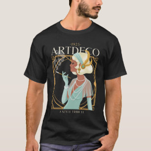 Camiseta diseño art deco