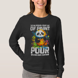 Camiseta Diseño artístico abstracto para mezclar colores y