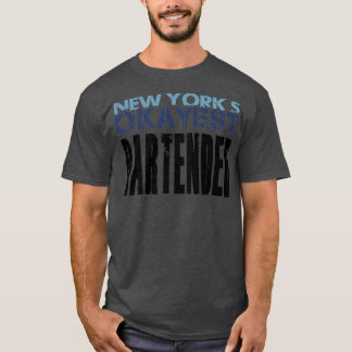 Camiseta Diseño artístico barman más elegante de Nueva York