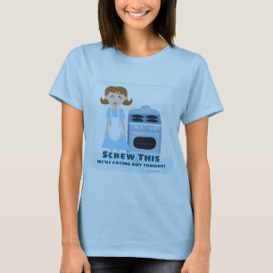 Camiseta Diseño artístico Cheeky Salty Kitsch Housewife