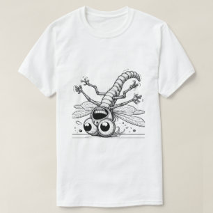 Camiseta Diseño artístico conceptual de personaje de dibujo