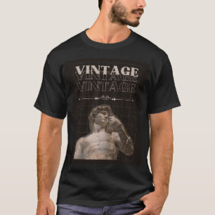 Camiseta Diseño artístico de estatua de David estético de G