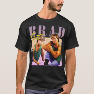 Camiseta Diseño artístico de fans estéticos estilo Brad Pit