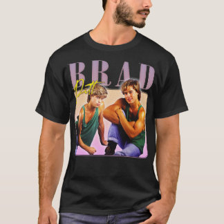 Camiseta Diseño artístico de fans estéticos estilo Brad Pit