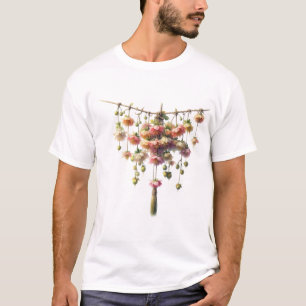Camiseta Diseño Artístico de Flores en Ramo