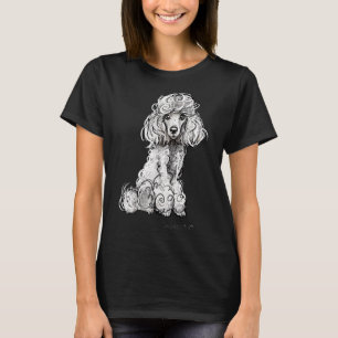 Camiseta Diseño artístico de Glam Poodle