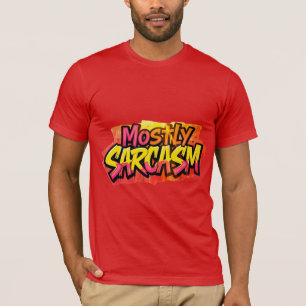 Camiseta Diseño artístico de graffitis sarcásticos