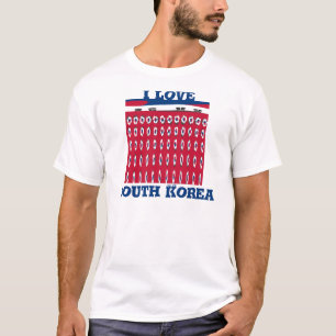 Camiseta Diseño artístico de la bandera de Punto de Polka e