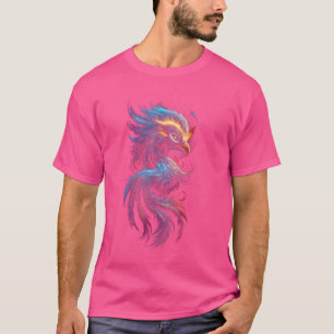 Camiseta Diseño artístico de la creatura mítica Phoenix Fir