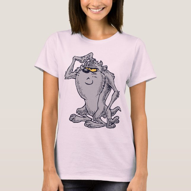 Camiseta Diseño artístico de pensamiento TAZ™ (Anverso)