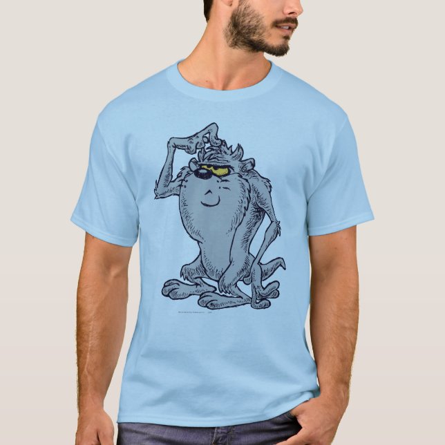 Camiseta Diseño artístico de pensamiento TAZ™ (Anverso)
