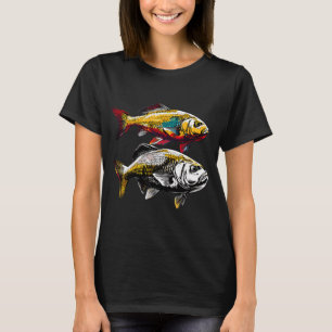 Camiseta Diseño Artístico de Pez Rúbalo de Agua Dulce Estil