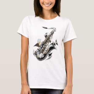 Camiseta Diseño artístico de plata ARTE ABSTRACTO