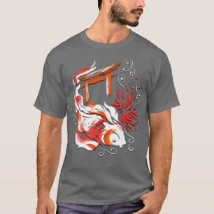 Camiseta Diseño artístico japonés Koi Fish Torii - Nishikig