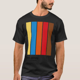 Camiseta Diseño artístico Minimalista original de Nueva Jer