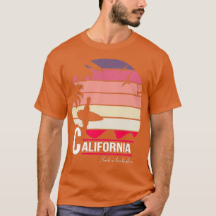Camiseta Diseño asombroso de la playa de surf de verano de 