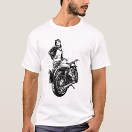 Camiseta Diseño asombroso de motocicletas para todos los dí