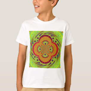 Camiseta Diseño asombroso del patrón de manala africano