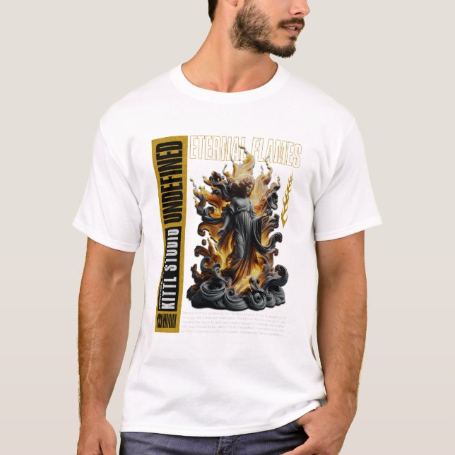 Camiseta diseño asombroso indefinido (Anverso)