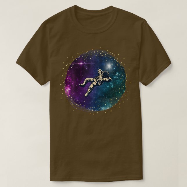 Camiseta Diseño astronauta espacial (Diseño del anverso)