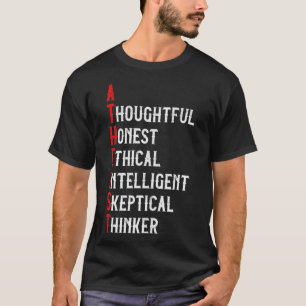 Camiseta Diseño ateo para no creyentes ateo agnóstico