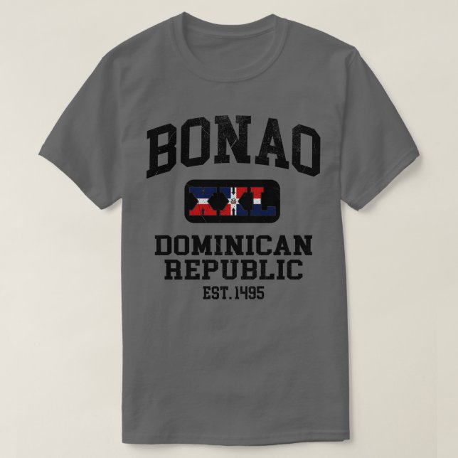 Camiseta Diseño atlético Bonao República Dominicana XXL (Diseño del anverso)