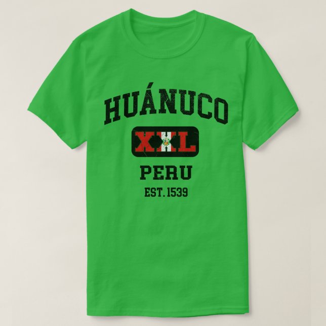Camiseta Diseño atlético Huanuco Perú XXL (Diseño del anverso)