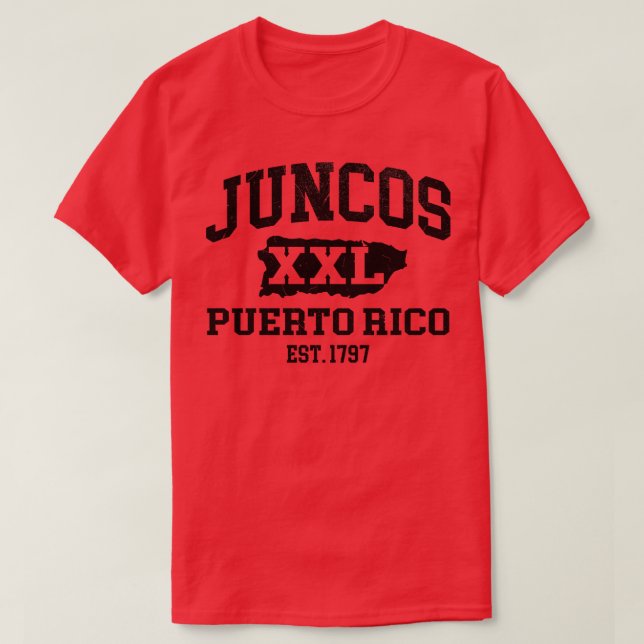 Camiseta Diseño atlético Juncos Puerto Rico XXL (Diseño del anverso)