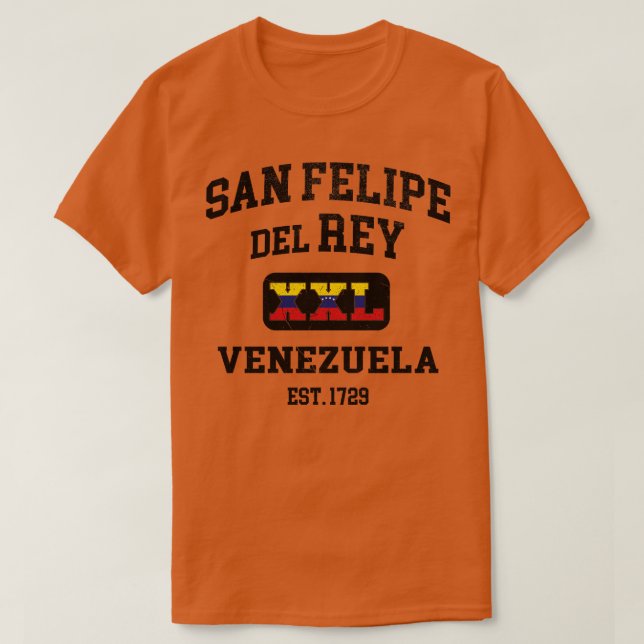 Camiseta Diseño atlético San Felipe del Rey Venezuela XXL (Diseño del anverso)