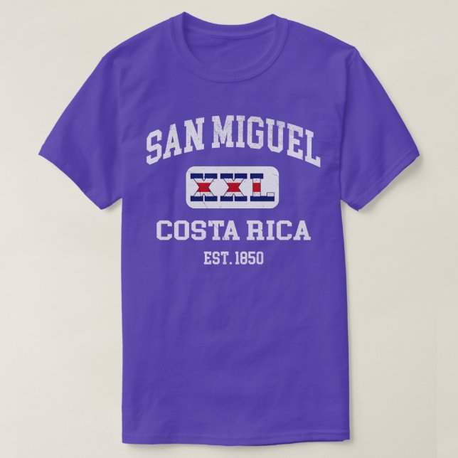 Camiseta Diseño atlético San Miguel Costa Rica XXL 1 (Diseño del anverso)