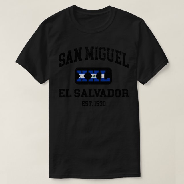 Camiseta Diseño atlético San Miguel El Salvador XXL (Diseño del anverso)