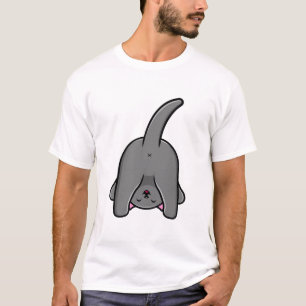 CAMISETA DISEÑO ATRÁS DE GATO INFANTIL