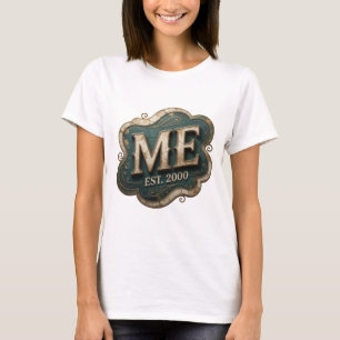 Camiseta Diseño audaz Artistic Gold ME EST 2000