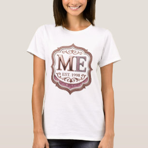 Camiseta Diseño Audaz Cool Gold ME EST 1998