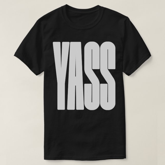 Camiseta Diseño audaz de Yass (Diseño del anverso)