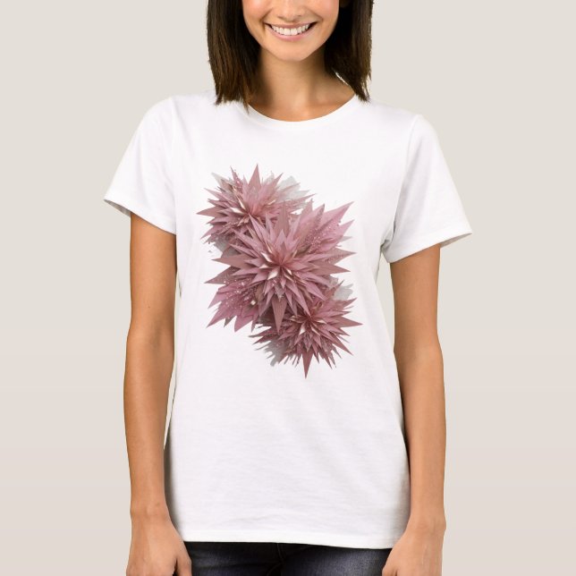 Camiseta Diseño audaz Snappy Silver STAR BLOOM (Anverso)