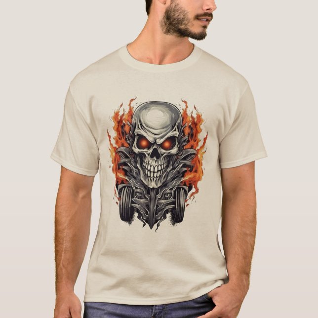 Camiseta Diseño audaz y riguroso para el horror y el estilo (Anverso)