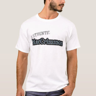 Camiseta Diseño auténtico del nombre del tartán de