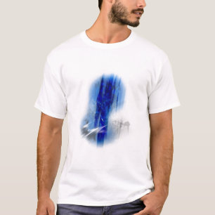 Camiseta Diseño azul fresco