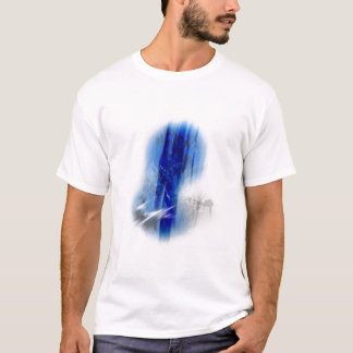 Camiseta Diseño azul fresco