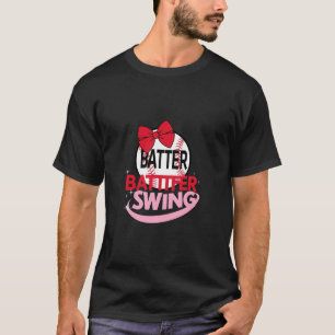 Camiseta Diseño "Batter Batter Swing", con un tema de béisb