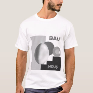 Camiseta Diseño Bauhaus moderno de huevo blanco personaliza