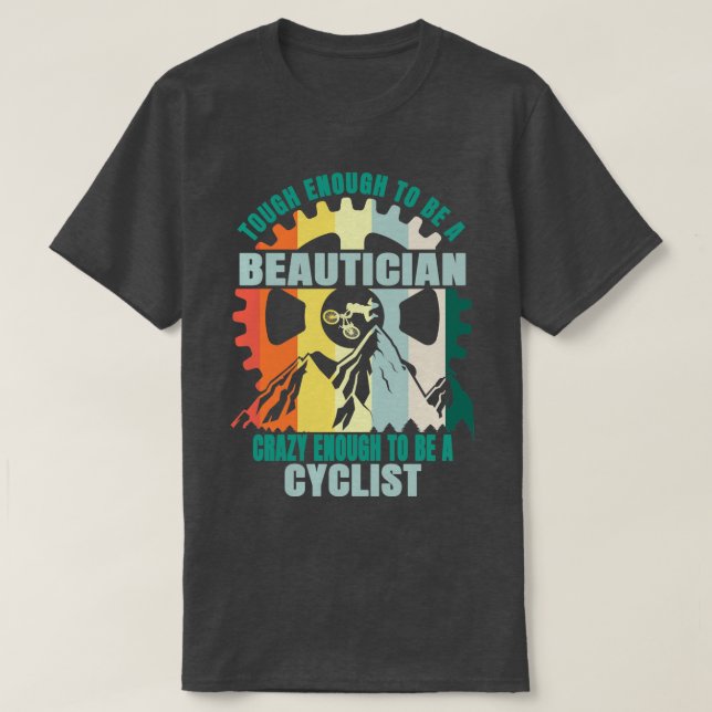 Camiseta Diseño biker de belleza (Diseño del anverso)