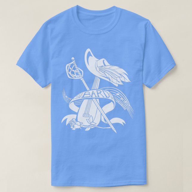 Camiseta Diseño blanco de clase Bard (Diseño del anverso)