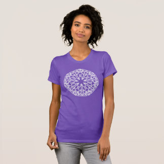 Camiseta Diseño blanco Mandala 1