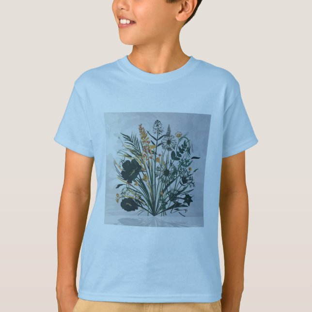 Camiseta Diseño botánico único para jardineros (Anverso)